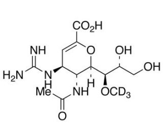 Laninamivir-d3 (CAS 203120-17-6 (unlabeled)) - chemical structure image
