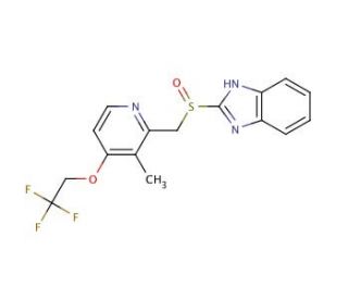 Lansoprazole (CAS 103577-45-3) - chemical structure image