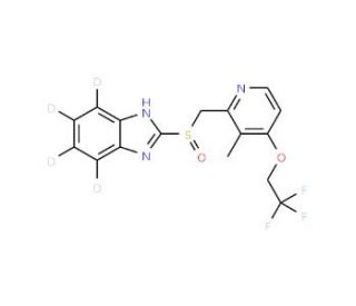 Lansoprazole-d4 - chemical structure image
