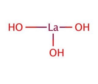 Lanthanum(III) hydroxide (CAS 14507-19-8) - chemical structure image