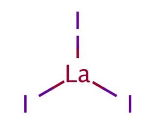 Lanthanum(III) iodide (CAS 13813-22-4) - chemical structure image
