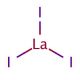 Lanthanum(III) iodide (CAS 13813-22-4) - chemical structure image