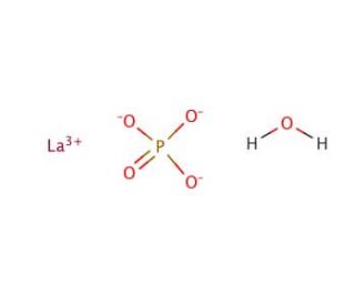 Lanthanum(III) phosphate (CAS 14913-14-5) - chemical structure image