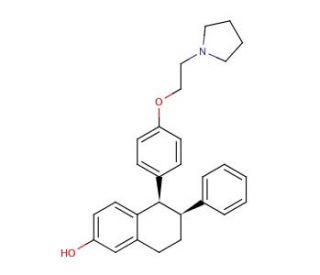 Lasofoxifene (CAS 180916-16-9) - chemical structure image