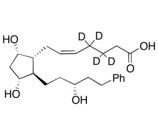 Latanoprost Acid-d4 (CAS 1224443-47-3) - chemical structure image