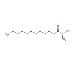 Lauric acid N,N-dimethylamide (CAS 3007-53-2) - chemical structure image