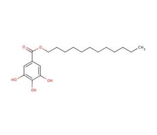 Lauryl gallate (CAS 1166-52-5) - chemical structure image