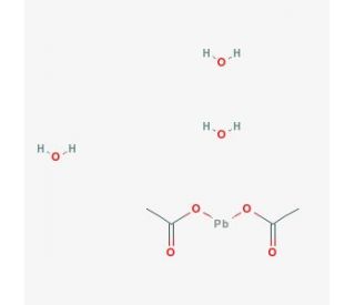 Lead Acetate Trihydrate (CAS 6080-56-4) - chemical structure image