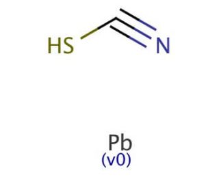 Lead(II) thiocyanate (CAS 592-87-0) - chemical structure image