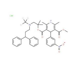 Lercanidipine-d3 (hydrochloride) (CAS 187731-34-6 (unlabeled)) - chemical structure image
