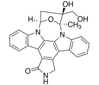 Lestaurtinib (CAS 111358-88-4) - chemical structure image