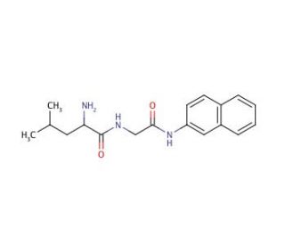 Leu-Gly &beta;-naphthylamide (CAS 100930-00-5) - chemical structure image