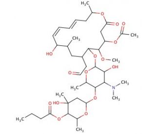 Leucomycin A4 (CAS 18361-46-1) - chemical structure image