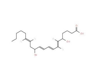 Leukotriene B4-d4 (CAS 124629-74-9) - chemical structure image