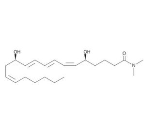 Leukotriene B4-dimethyl Amide (CAS 83024-92-4) - chemical structure image