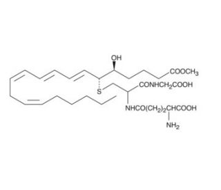 Leukotriene C4 methyl ester (CAS 73958-10-8) - chemical structure image