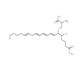 Leukotriene E4 methyl ester (CAS 89461-65-4) - chemical structure image