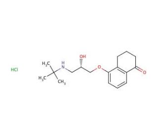 Levobunolol, Hydrochloride (CAS 27912-14-7) - chemical structure image