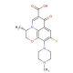 Levofloxacin (CAS 100986-85-4) - chemical structure image