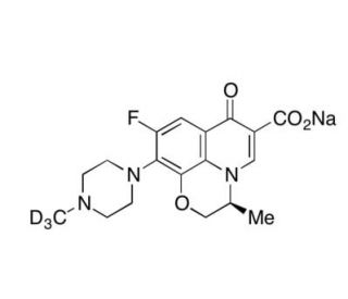 Levofloxacin-d3 Sodium Salt - chemical structure image