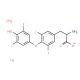 Levothyroxine sodium (CAS 25416-65-3) - chemical structure image