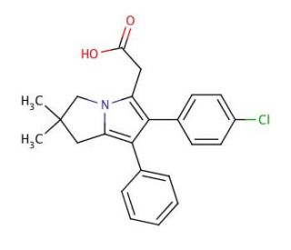 Licofelone (CAS 156897-06-2) - chemical structure image