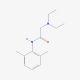Lidocaine (CAS 137-58-6) - chemical structure image
