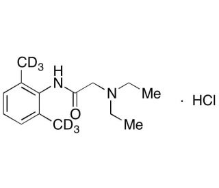 Lidocaine-d6 Hydrochloride - chemical structure image