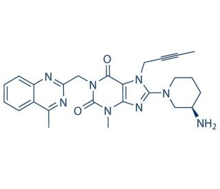 Linagliptin (CAS 668270-12-0) - chemical structure image