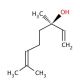 (−)-Linalool (CAS 126-91-0) - chemical structure image