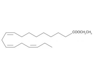 Linolenic Acid ethyl ester (CAS 1191-41-9) - chemical structure image