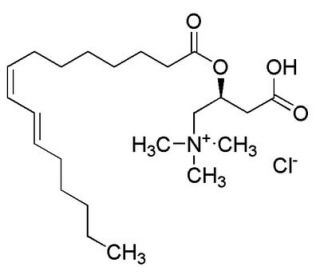 Linoleoyl-L-carnitine chloride - chemical structure image