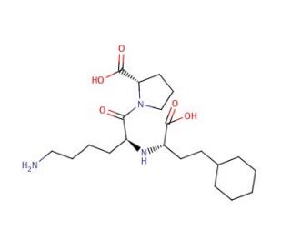 Lisinopril Cyclohexyl Analog (CAS 1132650-67-9) - chemical structure image