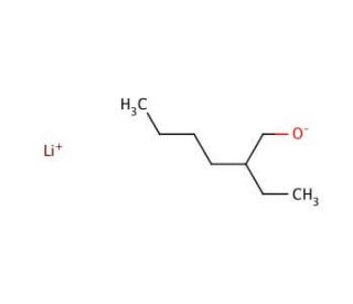 Lithium 2-ethylhexoxide Solution (CAS 15590-62-2) - chemical structure image