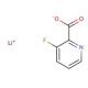 Lithium 3-fluoropyridine-2-carboxylate (CAS 603310-20-9) - chemical structure image
