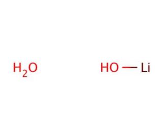 Lithium-<sup>6</sup>Li hydroxide monohydrate (CAS 76576-67-5) - chemical structure image