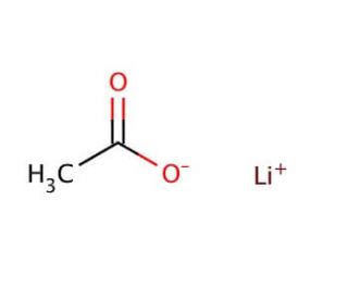 Lithium acetate (CAS 546-89-4) - chemical structure image