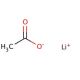 Lithium acetate (CAS 546-89-4) - chemical structure image