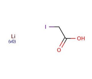 Lithium iodoacetate (CAS 65749-30-6) - chemical structure image