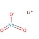 Lithium niobate (CAS 12031-63-9) - chemical structure image