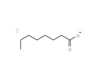 Lithium octanoate (CAS 16577-52-9) - chemical structure image