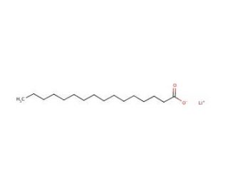 Lithium palmitate (CAS 20466-33-5) - chemical structure image