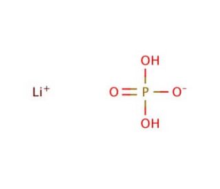 Lithium phosphate monobasic (CAS 13453-80-0) - chemical structure image