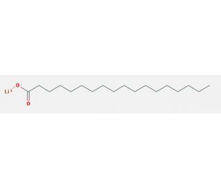 Lithium stearate (CAS 4485-12-5) - chemical structure image