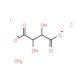 Lithium tartrate monohydrate (CAS 6108-32-3) - chemical structure image