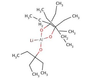 Lithium tris[(3-ethyl-3-pentyl)oxy]aluminohydride solution (CAS 79172-99-9) - chemical structure image