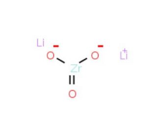 Lithium zirconium oxide (CAS 12031-83-3) - chemical structure image