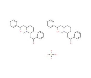 Lobeline sulfate (CAS 134-64-5) - chemical structure image