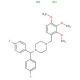 Lomerizine Hydrochloride (CAS 101477-54-7) - chemical structure image