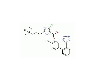 Losartan-d3 Carboxylic Acid - chemical structure image